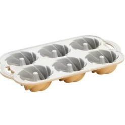 NORDIC WARE Moule Mini Bundt Héritage (x6) Gold Discount