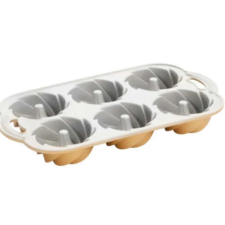 NORDIC WARE Moule Mini Bundt Héritage (x6) Gold Discount