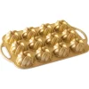 NORDIC WARE Moule Mini Bundt Torsadés (x12) Gold Clearance