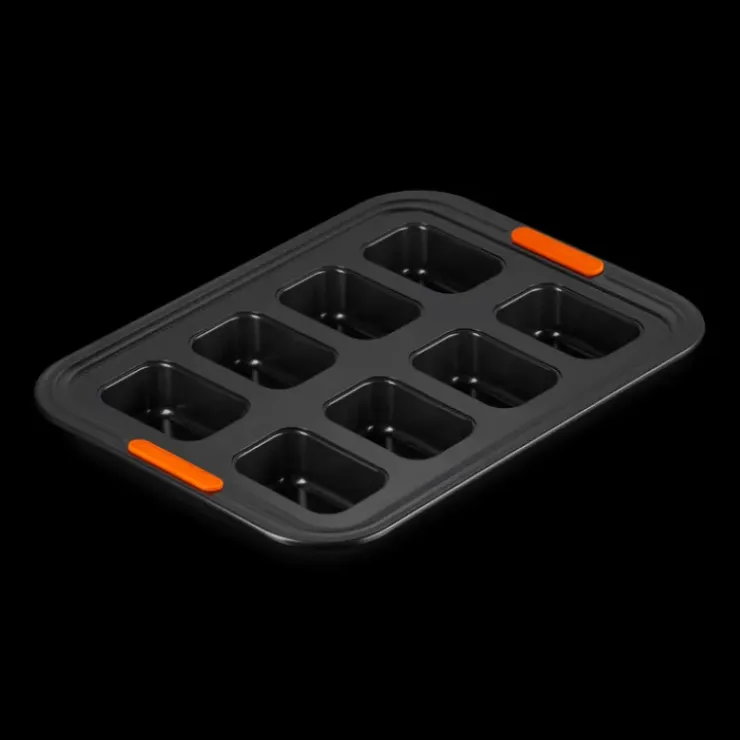 LE CREUSET Moule Mini-Pains Anti-Adhésif 8 Empreintes 40 x 30 cm New