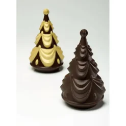 PAVONI Moule Sapin Drapé Ø 12 x 20 cm (x2) New