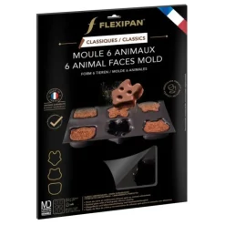 FLEXIPAN DEMARLE Moule Silicone 6 Animaux 6 cm Clearance