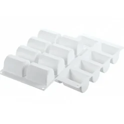 SILIKOMART Moule Silicone 8 Bûchettes 7,5 cm x 5 cm Professional