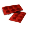 SILIKOMART Moule Silicone 6 Brioches Cannelées 7,9 cm x H 3 cm Outlet