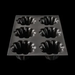 FLEXIPAN DEMARLE Moule Silicone 6 Briochettes Ø 8 cm Hot