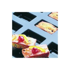 FLEXIPAN Moule Silicone 25 Cakes 8,9 x 4,6 cm New