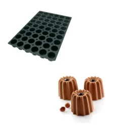 SILIKOMART Moule Silicone 54 Cannelés Ø5,6 x 5 cm 80ml Professional Clearance