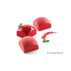 SILIKOMART Moule Silicone 8 Carré Sphère 110ml Professional New