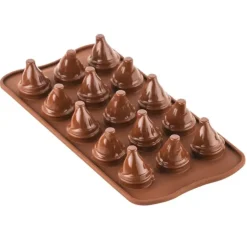 SILIKOMART Moule Silicone à Chocolat Mr & Mrs Brown Professional Outlet