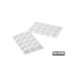 SILIKOMART Moule Silicone 15 Coeurs Bombés 4,5 x 4,4 cm 30ml Professional Sale