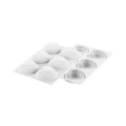 SILIKOMART Moule Silicone 6 Coeurs Lovely 8,2 x 7,7 cm x H 3,1 cm Professional Outlet