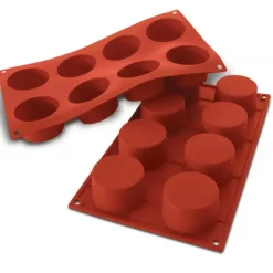 SILIKOMART Moule Silicone 8 Cylindres 6 cm x H 3,5 cm Sale