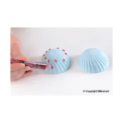 SILIKOMART Moule Silicone 6 Demi Sphères Vrillées Ø 75 mm Professional Outlet