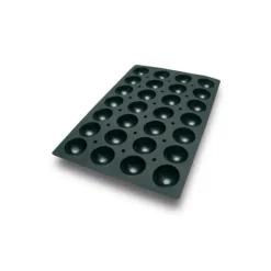SILIKOMART Moule Silicone 28 Demi-sphères Ø7 x 3,5 cm 90ml Professional Clearance