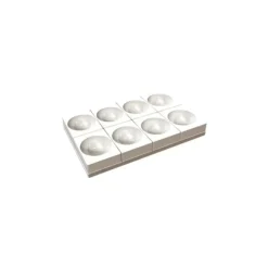 SILIKOMART Moule Silicone 8 Demi-Sphères 13,5 x H 6,75 cm Professional New
