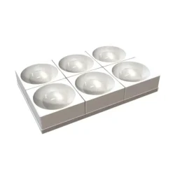 SILIKOMART Moule Silicone 6 Demi-Sphères 16 x H 8 cm Professional Clearance