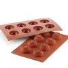 SILIKOMART Moule Silicone 8 Demi-sphères 5 cm x H 2,5 cm Clearance