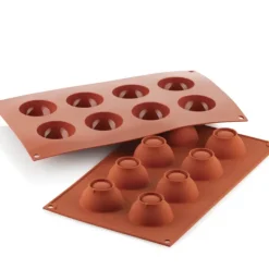 SILIKOMART Moule Silicone 8 Demi-sphères 5 cm x H 2,5 cm Clearance