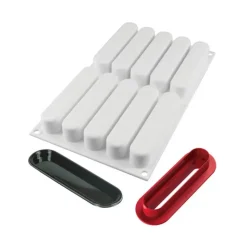 SILIKOMART Moule Silicone 10 Eclairs 13x2,5 cm Professional Clearance