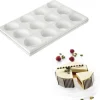 SILIKOMART Moule silicone 12 empreintes rondes Ø115 mm Hot