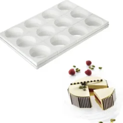 SILIKOMART Moule silicone 12 empreintes rondes Ø115 mm Hot