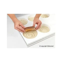 SILIKOMART Moule silicone 12 empreintes rondes Ø115 mm Hot
