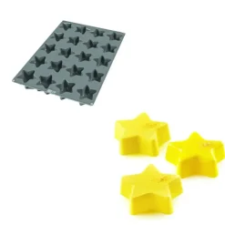 SILIKOMART Moule Silicone 20 Etoiles Ø9,5 x 7 cm 135ml Professional Clearance
