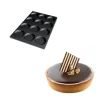 SILIKOMART Moule Silicone 12 Fonds de Tarte Biscuit Ø12 x 2,2 cm 120ml Professional Best