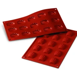 SILIKOMART Moule Silicone 15 Madeleines 4,4 x 3,4 cm Sale