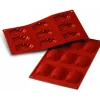 SILIKOMART Moule Silicone 9 Madeleines 6,8 x 4,5 cm New