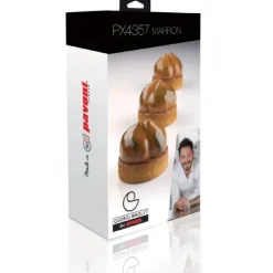 PAVONI Moule Silicone 20 Marrons 65 ml Cédric Grolet Hot