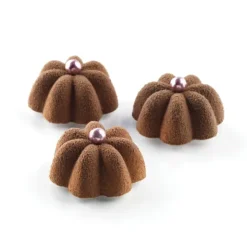 SILIKOMART Moule Silicone 77 Mini Charlottes Ø3,5 x H1,5 cm 8,5ml Professional Outlet