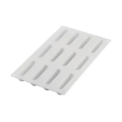 SILIKOMART Moule Silicone 12 Mini Eclairs Caroline 83 x 23 x h21 mm 30ml Professional Online