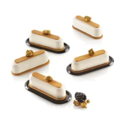 SILIKOMART Moule Silicone 12 Mini Eclairs Caroline 83 x 23 x h21 mm 30ml Professional Online