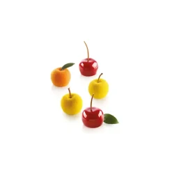 SILIKOMART Moule Silicone 15 Mini Pommes Ø39 x h30 mm 30ml Professional Hot