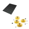 SILIKOMART Moule Silicone 77 Mini Savarins Ø4,1 x H1,2 cm 12ml Professional