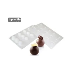 SILIKOMART Moule Silicone 15 Mini Truffes Ø 3,2 cm Professional New