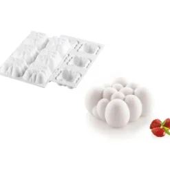 SILIKOMART Moule Silicone 6 Nuages Cloud 120 ml Professional Discount
