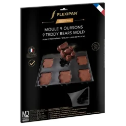 FLEXIPAN DEMARLE Moule Silicone 9 Oursons 9 x 5,5 cm Sale