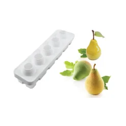 SILIKOMART Moule Silicone 5 Poires, Figues 115ml Professional New