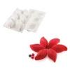 SILIKOMART Moule Silicone 6 Pétales de fleurs 11,4 x 5,7 cm 120ml Professional Discount