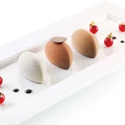 SILIKOMART Moule Silicone 12 Quenelles 6,3 x 2,9 cm 24ml Professional Outlet