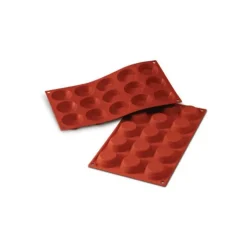 SILIKOMART Moule Silicone 15 Tartelettes 5 cm x H 1,5 cm Clearance