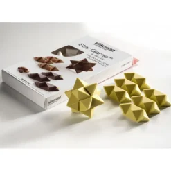 SILIKOMART Moule Silicone 2 Étoiles Star Game 7,5 x 7,5 cm Professional Sale