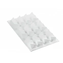 SILIKOMART Moule Silicone 2 Étoiles Star Game 7,5 x 7,5 cm Professional Sale