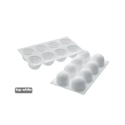SILIKOMART Moule Silicone 8 Truffes Ø 5,2 cm Professional Discount