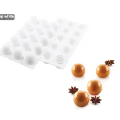SILIKOMART Moule Silicone 15 Truffes Ø 4,2 cm Professional
