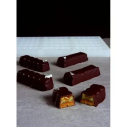 PAVONI Moule Silicone Barre Ondulée Snack 9 x 3 cm x H 1,9 cm (x15) Outlet