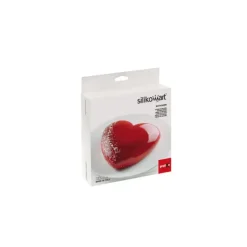 SILIKOMART 3D DESIGN Moule Silicone Batticuore 20,5 x 19,8 cm New