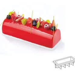PAVONI Moule Silicone Bûche 25 x 8,5 cm x H 7 cm Outlet